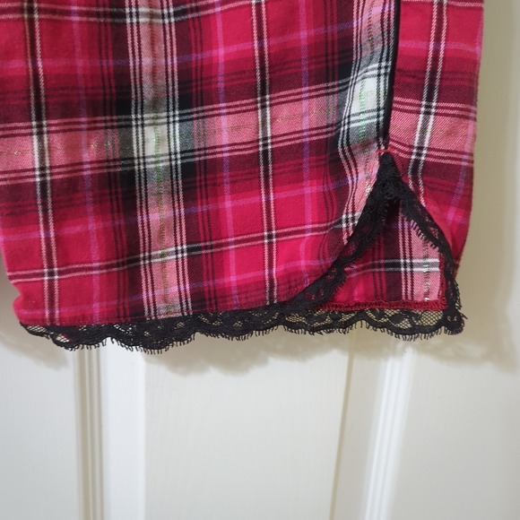 Victoria's Secret Women's Pajama Bottoms Pants Sz Small Plaid Pockets Drawstring - Picture 7 of 15